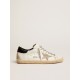 Men's Super-Star with black heel tab and metal stud lettering