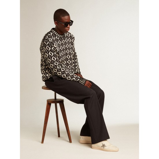 Ball Star in nappa leather with gray suede star and heel tab