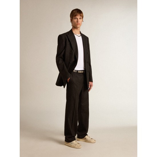 Men's Stardan LTD with aqua-green nappa leather star and heel tab