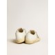 Men's V-Star in white leather with green canvas star