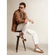 Mid Star in nappa with black suede star and wine-red inserts