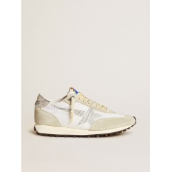 Men’s Marathon with white nylon upper and silver star