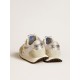 Men’s Marathon with white nylon upper and silver star