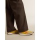 Men’s Marathon with yellow nylon upper and orange star