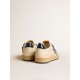 Ball Star LTD with embroidered star and blue patent leather heel tab