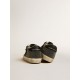 Women’s Super-Star in black Swarovski crystals with black suede star