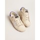Super-Star LTD in nappa with metallic star and purple suede heel tab