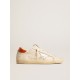 Super-Star LTD with silver leather star and croc-print leather heel tab
