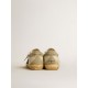 Women's Super-Star LTD in leather and pony skin with dove-gray suede star and heel tab