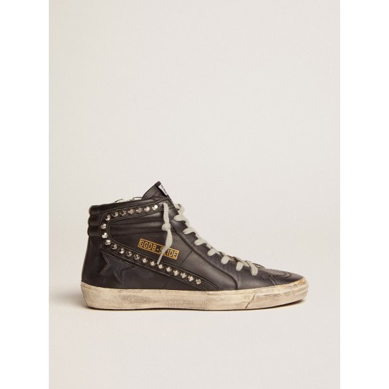 Slide black with studs