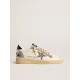 Ball Star LTD with zebra-print star and metallic leather insert