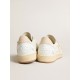Women’s Ball Star LTD CNY in white leather with ivory star