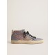 Mid Star LTD in lilac glitter with light blue suede inserts