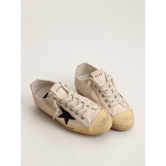 Women's V-Star LTD with black suede star and embroidered lettering