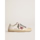 V-Star with pink glitter star and metallic leather heel tab