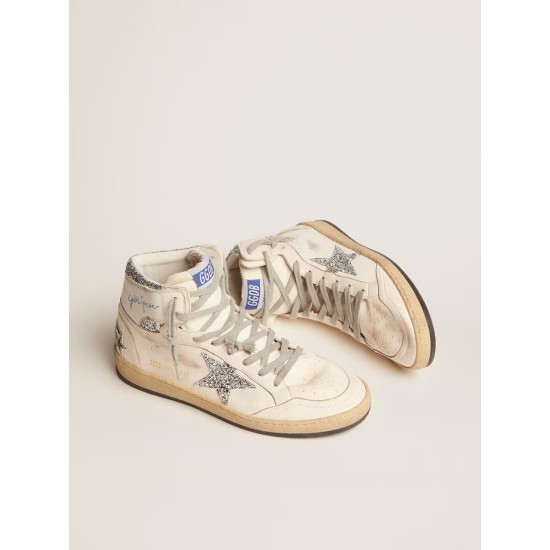 Women's Sky-Star with signature on the ankle and silver inserts