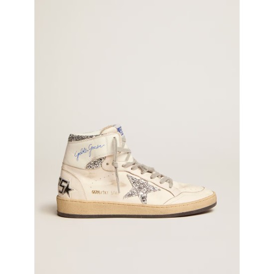 Women's Sky-Star with signature on the ankle and silver inserts