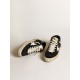 Women’s Mid Star in black nappa and suede with white leather star
