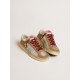 Women's silver Stardan LTD with light blue leather star and nubuck inserts
