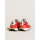 Women’s Marathon with red nylon upper and silver star