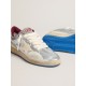 Women’s Ball Star Pro in silver metallic leather with cream-colored star