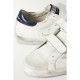 Old School distressed leather sneakers