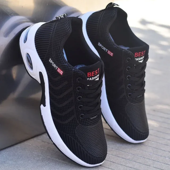 Lightweight Casual Sport Sneaker black